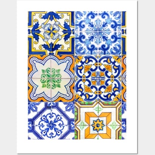 Azulejo — Portuguese tilework #22 Posters and Art